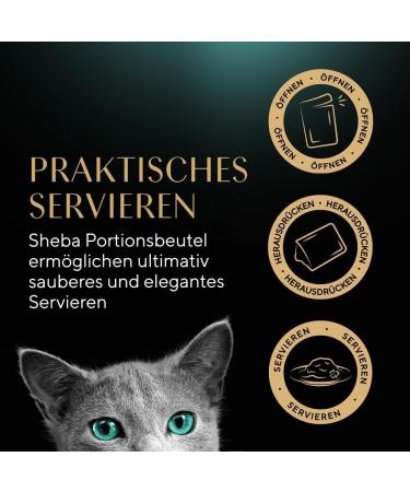 Sheba Fresh & Fine Sauce Premium Cat Wet Food Multipack (75 x 50g) Chicken Poultry & Turkey High-Quality International Shipping - Buy Online on GoSupps.com
