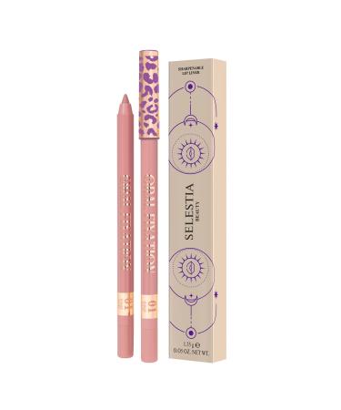 Lip Liner Oral Fixation - Long-lasting & Waterproof Lip Pencil Liner for Precision Application with Sharpenable Tip (FIRST BASE)