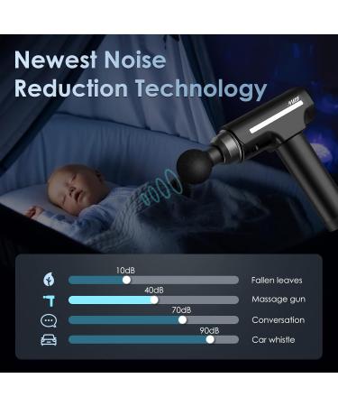 MKHS Muscle Massage Pistol Gun - 30 Speeds 3200 RPM 6 Heads for Deep Tissue Relief | International Shipping - Buy Online on GoSupps.com