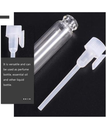100pcs Empty Test Tube Bottles - Refillable Perfume & Multipurpose Mini Vials for Cosmetics - Buy Online on GoSupps.com