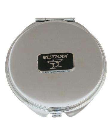 Best Man Compact Mirror Handbag Gift With Free Engraving 478