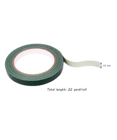 TIAMALL Waterproof Floral Tape - 3 Rolls for Bouquet Stem Wrapping & Crafts (1/2 Dark Green) - Buy Online on GoSupps.com