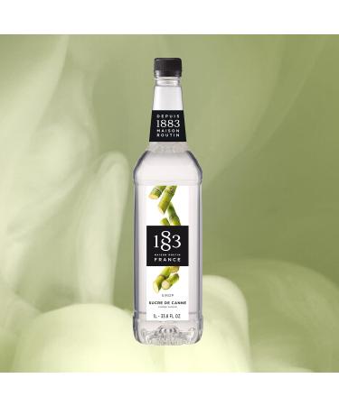 1883 Maison Routin Premium Cane Sugar Syrup 1L - Perfect for Cocktails, Mocktails, Coffee & Iced Tea | Pack of 1 | High-Quality Cane Sugar Syrup - Buy Online on GoSupps.com