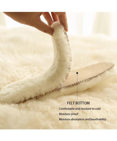 Ksttog Thick & Warm Sheepskin Insoles - 2 Pairs of Australian Durable Wool Insoles for Women & Men - Replacement Insoles for Shoes, Wellies, Slippers & Boots - Buy Online on GoSupps.com