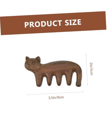 Fomiyes Green Sandalwood Comb Set - 2 STK Massage Gua Sha Scalp Tool Wide Teeth Head Scratch Brush for Mustache & Cat Care - International Shipping Available - Buy Online on GoSupps.com