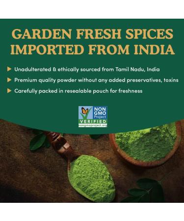 SPICE TRAIN Moringa Powder (500g/17.6oz) Pure Moringa Oleifera/Moringa Leaves | Resealable Zip Lock Pouch | Perfect for Cooking Smoothies Lattes & Moringa Tea - Buy Online on GoSupps.com