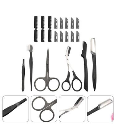 FOMIYES Eyebrow Beauty Tool Kit - 2 Sets of Eyebrow Trimming Tools for Flawless Makeup | International Shipping Available - Buy Online on GoSupps.com