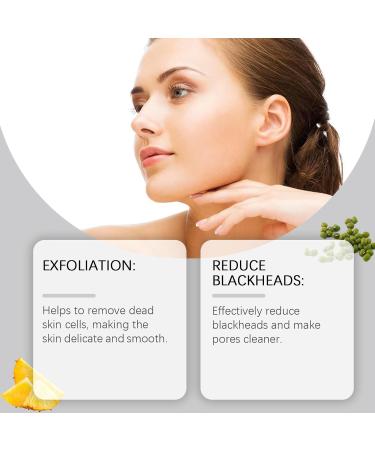 SANZHUAN Enzyme Face Wash Powder Gentle Face Cleanser for Glow Radiant Skin Facial Cleanser for Dry Skin Korean Skincare Deep Pore Care Daily Exfoliating Wash Cruelty-Free & Paraben - Buy Online on GoSupps.com