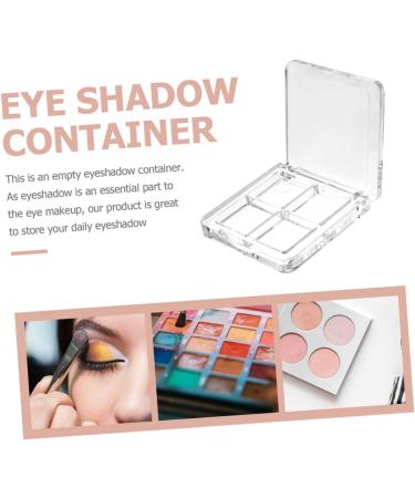 NOLITOY 40 Pcs Boxes Eye Shadow Box Highlighters Irish Accessories for Women Empty Eyeshadow Pallets Palette 6x6cmx4pcs Transparentx4pcs - Buy Online on GoSupps.com