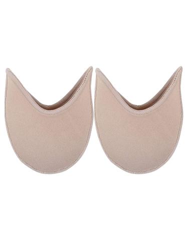 Milisten 1 Pair Ballet Toe Pads Lyrical Shoes Socks Toe Pads for Dancers Fabric Toe Sleeves Foot Pads Toe Protector Sleeve Shoes Inserts for Women Ballet Toe Protector Miss Yoga Head Cap 10X9.5cm