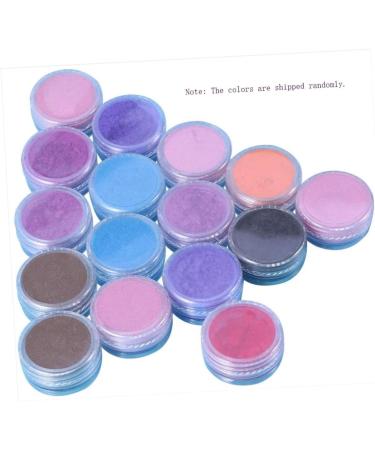 NUOBESTY Glitter Eyeshadow 16pcs Eye Shadow Glitter Pigment Eyeshadow Pigment Eyeshadow Powder Nail Powder Manual Glitter Powder - Buy Online on GoSupps.com