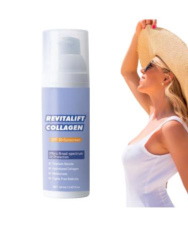 Lotion Solaire Protectrice - 60 ml Lotion cran Solaire pour le Visage et le Corps - Cosm tique R sistante la Transpiration P n tration Rapide pour Plage et Randonn e