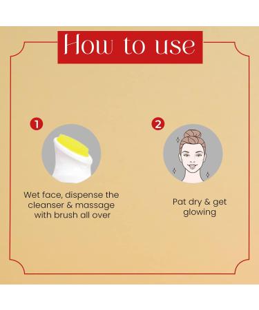 Rose & Jasmine Face Cleanser | 100ml for All Skin Types | Natural Skincare - Shop Internationally - Buy Online on GoSupps.com