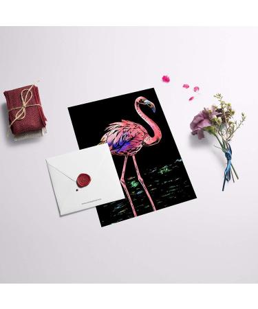 Rainbow Scratch Art Paper Set for Kids & Adults - Animal World Theme - 8 Sheets & 6 Tools Included - Buy Online on GoSupps.com