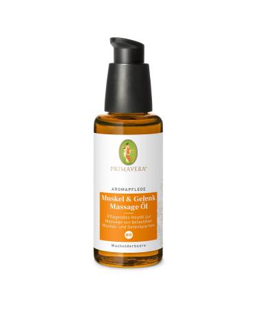 Primavera aroma care muscle & joint massage oil organic 3 x 50 ml aroma oil massage oil aromatherapy essential oils - Support in mobilizing muscles and joints - vegan