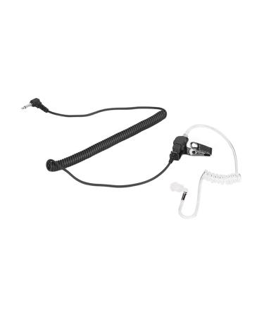Yolipar 3.5mm Surveillance Single-Wire Listen Only Earpiece Walkie Talkie with Covert Tansparent Acoustic Tube Headset Police Law Enforcement for Speaker mics 3.5 mm 1 PCS