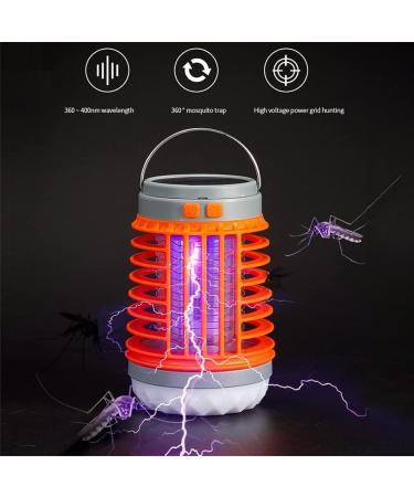 Multiplen Mosquito Zapper 2024 New Outdoor Waterproof Solar Bug Zapper Lamp Solar Bug Zapper Outdoor Solar Powered Bug Zapper Outdoor (Blue+Orange) - Buy Online on GoSupps.com