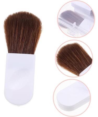 FRCOLOR Face Blusher Brush 1 Set blush brush blending cosmetic brush Cosmetic mini powder lady makeup face Cosmetic Accessories pvc bb cream brush bevel travel white Cosmetic Blusher Brush - Buy Online on GoSupps.com