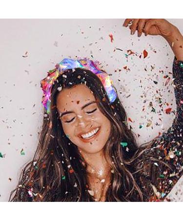 Vakkery Light Up Headbands LED Flashing Hair Band Luminous Laser Headdress Party Festival Hair Accessories for Women and Girls - Buy Online on GoSupps.com