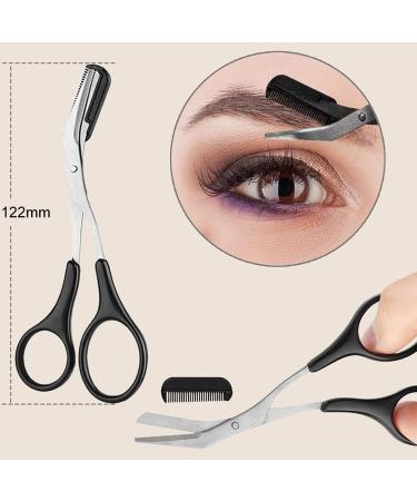 KINGMAS 9 in 1 Eyebrow Kit for Women - Razor, Exfoliating Dermaplaning Tool, Facial Trimmer, Eyelash Comb, Brush, Scissors, Tweezers - Buy Online on GoSupps.com