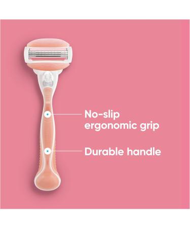 Gillette Venus Comfortglide Spa Breeze 10-Pack Women's Razor Blades with 3 Built-in Blades for a Smooth Close Shave - Buy Online on GoSupps.com