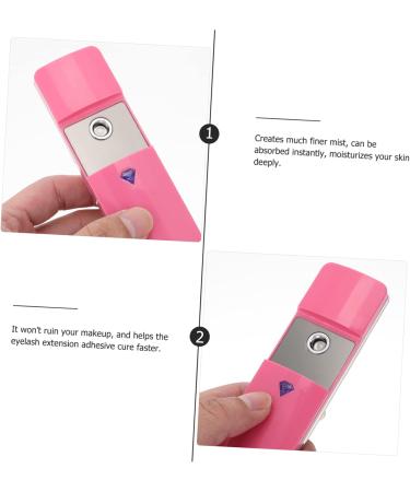 Healeved Spray Beauty Instrument Mist Sprayer Sliding Face Mister Sliding Face Sprayer Moisturizing Face Mister Moisturizing Sliding Humidifier Facial Humidifier Moisturizing Face Sprayer 11.5x4cm Red - Buy Online on GoSupps.com