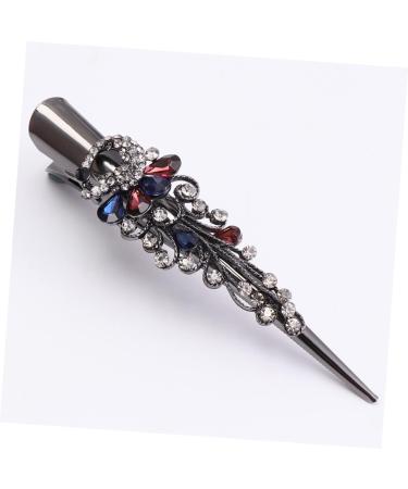 DOITOOL 1PC modeling rhinestones womens hair clips Accessories decor Korean version Peacock hairpin French crystal clip make up animal grace Hair piece french decor - Buy Online on GoSupps.com