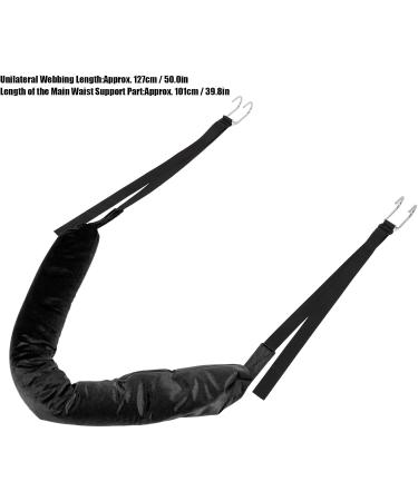Portable Back Relief Device | Soft & Lightweight for Travel Home Office & Car | Alleviate Back Pain (Black) - Buy Online on GoSupps.com