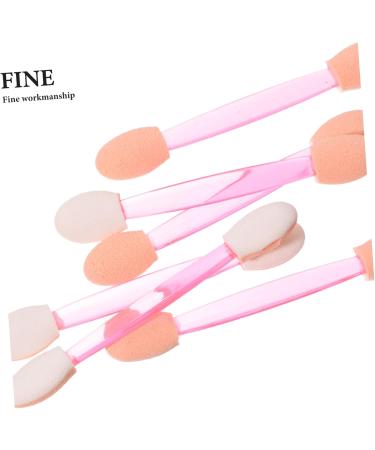 Balacoo 100pcs Eye Shadow Stick Double Ended Makeup Brush Eyeshadow Makeup Applicator Makeup 7.5x0.5cm Pink - Buy Online on GoSupps.com