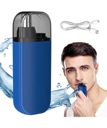 Buy Portable 2-in-1 Rechargeable Nose Hair Trimmer - Electric Nasal Hair Cutter with Dust Protection Cap - Perfect for Travel - Buy Online on GoSupps.com