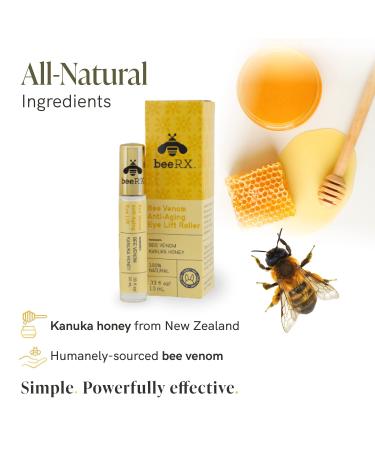 Bee Rx Anti-Aging Eye Lift Roller with Kanuka Honey - Instant Firming Eye Cream for Wrinkles and Fine Lines - Buy Online on GoSupps.com