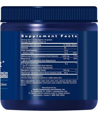 Life Extension Keto Brain and Body Boost - Peach Flavor 14.1 oz (400g) | Enhance Focus & Energy - Buy Online on GoSupps.com