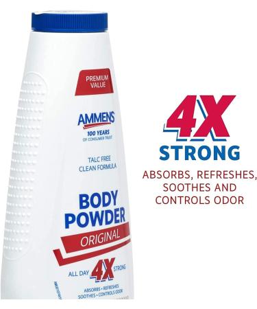 Ammens Deodorant Powder Original 11 oz (pack of 2) - Buy Online on GoSupps.com