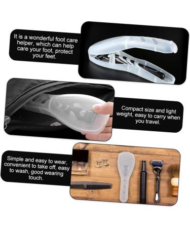 Minkissy 5-Piece Razor Travel Organizer Set - Plastic Storage Box & Transparent Suitcase Cover for Hair Cutters & Electric Razors - Safe Travel Accessory - Buy Online on GoSupps.com