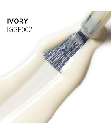 MEGIOR White Gel Nail Polish 15ml ivory Gel Polish High Gloss Soak Off UV LED Nail Gel Polish for Nail Art Manicure Salon DIY Home Gift for Girls - Buy Online on GoSupps.com