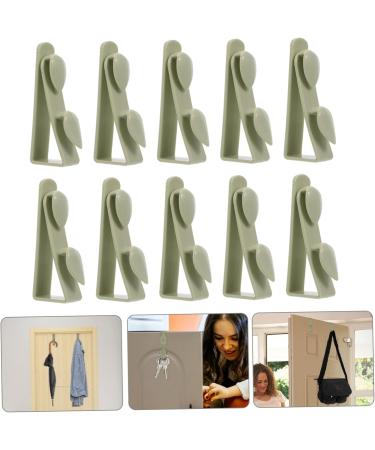 Alipis 30 Pcs Cabinet Door Hook Towel Hooks Over The Door Hanger Plastic Door Back Hook Coat Hook Wall 9x3.2cmx3pcs Greenx3pcs - Buy Online on GoSupps.com
