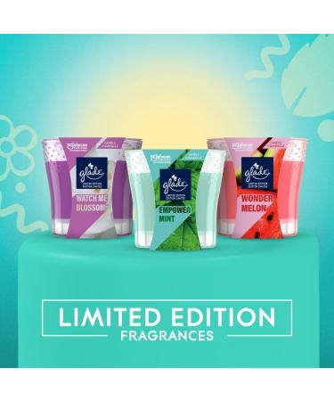 Glade Scented Candle Empower Mint Air Freshener Infused with Essential Oils 1-Wick Candle 1 Count - Buy Online on GoSupps.com