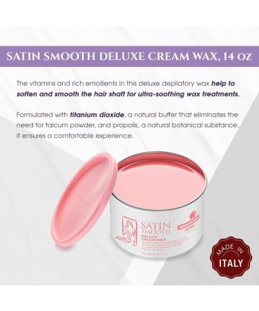 Satin Smooth Scarlet Berry Wax with Acai Can For Women 14 oz Wax - Buy Online on GoSupps.com