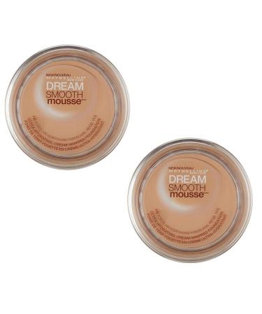 Maybelline New York Dream Smooth Mousse Foundation 110 Porcelain Ivory 0.49 Ounce (2 Pack)