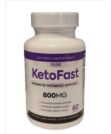 Pure Keto Fast Pills - Advanced BHB Ketogenic Supplement for Ketosis - 120 Capsules (60 Count per Bottle) - Exogenous Ketones for Men and Women - Pack of 2 - Buy Online on GoSupps.com