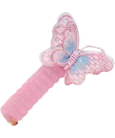 Hair Ties Colorful Telephone Wire Hair Bands For Girls Telephone Lines Hair Bands Ponytail Holder For Girls Kids Teens Pink - Buy Online on GoSupps.com