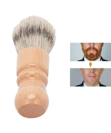 Pure Bristle Razor Brush - Men's Wooden Handle Shaving Brush for Facial Cleaning & Hairdressing | Ideal Gift for Home & Travel - Buy Online on GoSupps.com