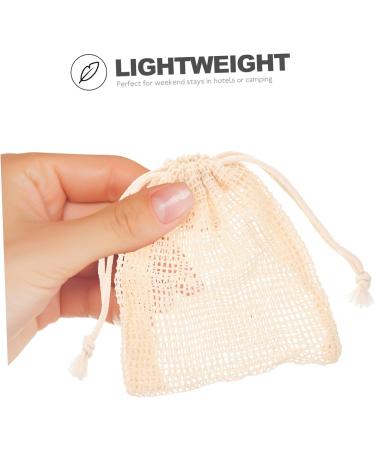 Baluue 8pcs Soap Storage Cotton Pouches Soap Net Cotton Linen - Buy Online on GoSupps.com