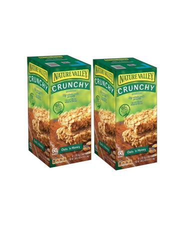 Nature Valley Oats 'N Honey Granola Bars 60 Bars (2 Boxes)
