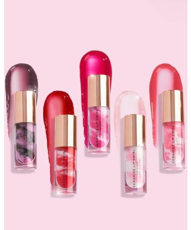 Makeup Revolution Lip Swirl Ceramide Gloss Lipgloss Sweet Pink 5 ml - Buy Online on GoSupps.com