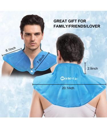 Reusable Ice Pack for Neck and Shoulder - Hot Cold Compress Therapy for Pain Relief, Injuries, and Swelling - Buy Online on GoSupps.com