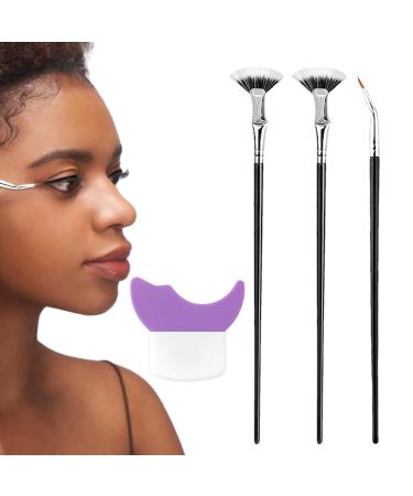 Yapetnck Eyelash Brushes | Portable Mascara Brushes - Angled Eyeliner Brush Blending Brushes Eye Makeup Tool Lash Wand Brush for Women Girls