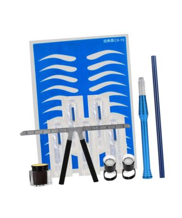 Outanaya Coffee Cup Pigment and Manual Positioning Pencil Pen Dark Rings Eyebrow Kit Skin Ruler Three-point