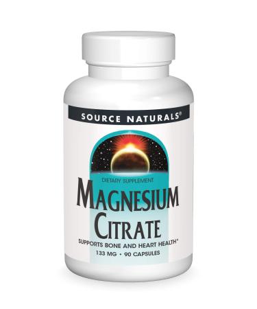 Source Naturals Magnesium Citrate 133mg - 90 Capsules