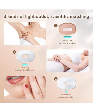 Sapphire IPL Hair Remover - 999 900 Pulses Freezing Point Tech 9 Energy Levels & 3 Functions for Body Face & Bikini Zone - Buy Online on GoSupps.com